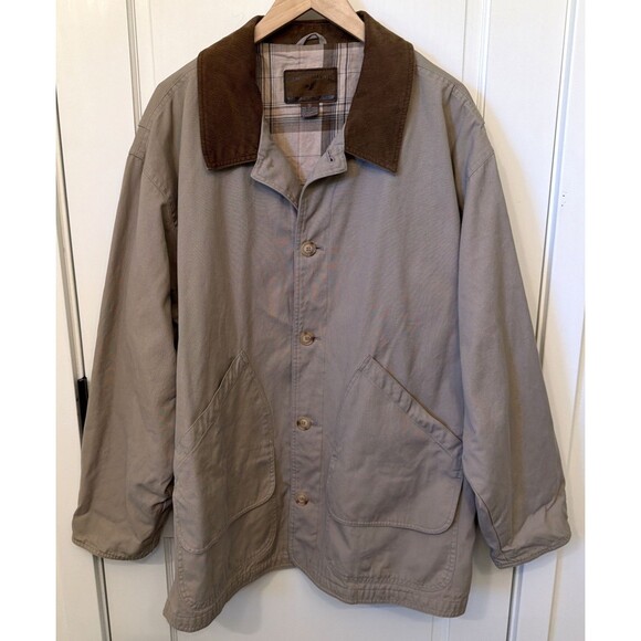 North River Outfitters Other - Vtg North River Barn Coat Chore Jacket Tan Men XL Corduroy Grunge Streetwear